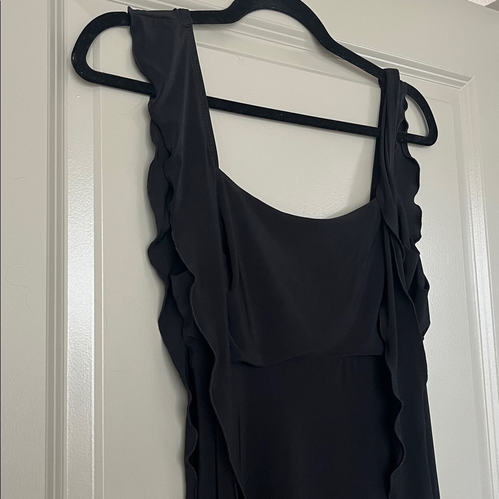 Bebe Dress - Cascade Ruffle Knit Slip - Picture 11 of 12